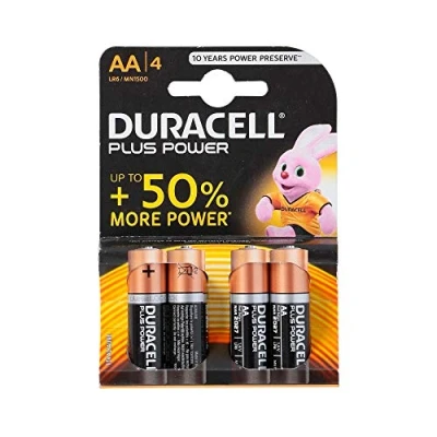 Afbeelding van Duracell batterij AA super alkaline LR6, 4 per pak