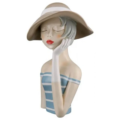 Afbeelding van Gilde Vrouw met beige Hoed