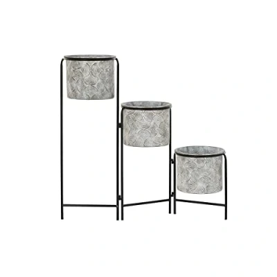 Afbeelding van Grondlegger DKD Home Decor Grijs Metaal (82 x 25 81 cm)