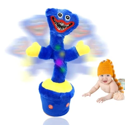 Afbeelding van Poppy Dansende Playtime met elektronische beweging voor kinderen. knuffel liedjes om talen en ritme te leren. (Batterijen niet inbegrepen)