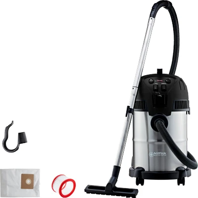 Afbeelding van Nilfisk, Industriële stofzuiger, multi II 30 T inox VSC Basic (Nat droog stofzuiger)