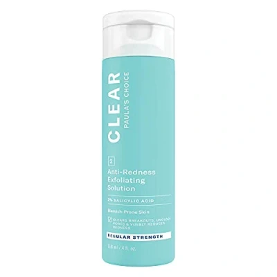 Afbeelding van Paula&#039;s Choice CLEAR 2% BHA gezichtsscrub, normale intensiteit, peeling verwijdert mee eters, imperfecties en poriën, met salicylzuur hyaluronzuur, tot gemengde huid, 118 ml