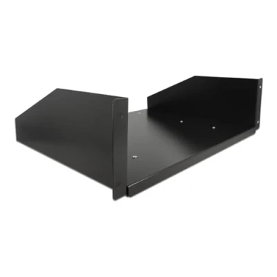 Afbeelding van Delock 19? Uittrekplank 3 U, zwart, Accessoires voor serverkasten, Zwart