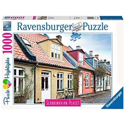 Afbeelding van Ravensburger puzzel Scandinavian Places Aarhuus, Denemarken Legpuzzel 1000 stukjes