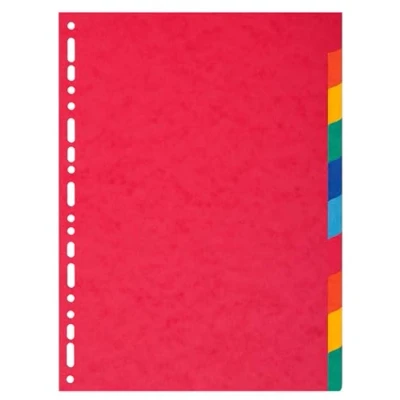 Afbeelding van Exacompta 2110E 25x Intercal. carte marbrée A4+ 10P