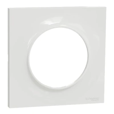 Afbeelding van Schneider Electric S520702 Odace Styl frame, 1 voudig, wit
