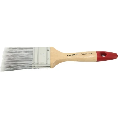 Afbeelding van Anza Titanium Kwast Plat Synthetisch Maat 2 Verfkwasten