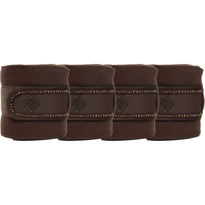 Afbeelding van Polar Fleecedeken Polos Pearls Bruin Maat Full