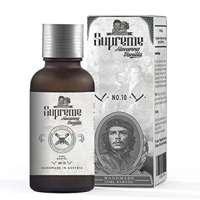Afbeelding van Bartstoppel® Supreme Baardolie Tabak Vanille Tobacco voor mannen dagelijkse baardverzorging tegen roos veganistische olie ricinusolie baardgroei