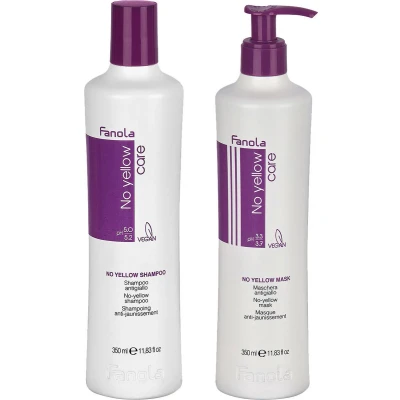 Afbeelding van Fanola No Yellow Shampoo + Masker Set 350 ml