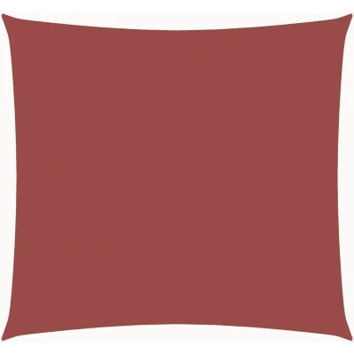 Afbeelding van Zonnescherm vierkant 2,5x2,5 m oxford stof terraccota
