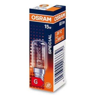 Afbeelding van Osram Special 15W SPC. T16/54 SES Koelkast lamp 15 W 230 V Transparant