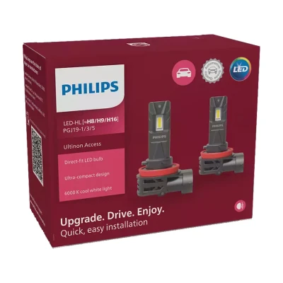 Afbeelding van Philips H8/H9/H16 Access LED Mistlamp Set 20W PGJ19 1/3/5 12V