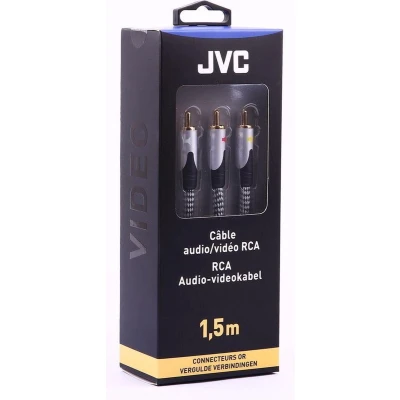 Afbeelding van JVC videokabel VIDEO RCA CABLE MALE /MALE 1M50