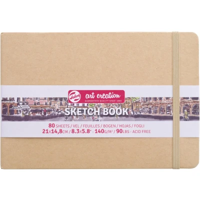 Afbeelding van Schetsboek Talens Art Creation kraft 21x15cm 140gr 80vel