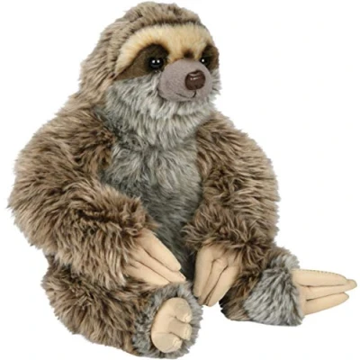 Afbeelding van Uni Toys Luiaard, zittend 25 cm (hoogte) Wilde pluche dieren pluche, knuffeldier