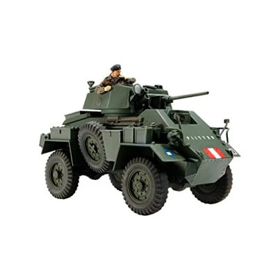 Afbeelding van TAMIYA 32587 1:48 Britique 7ton AC MK IV pantserwagen voor modelbouw, bouwpakket van kunststof, knutselen, vrije tijd, collage, kunststof bouwset