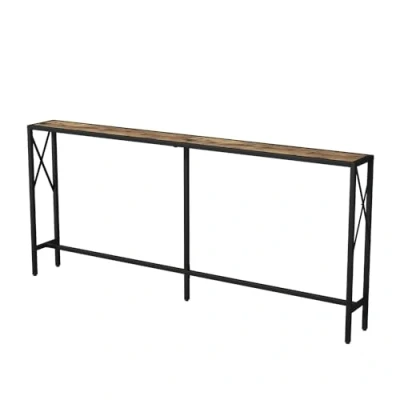 Afbeelding van Vicco Lima Consoletafel, rustiek, eiken, 174 x 77 cm