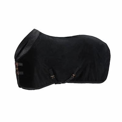 Afbeelding van Eskadron Platinum Zweetdeken Velvet Crystal Zwart L