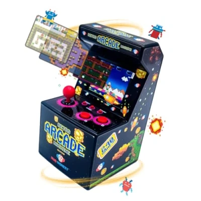 Afbeelding van Mad Monkey Mini machine, retro console, gameconsole voor onderweg, 240 spellen, arcade machine