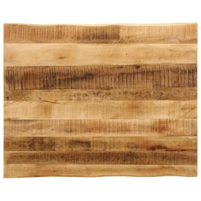 Afbeelding van vidaXL Tafelblad met natuurlijke rand 90x80x3,8 cm massief mangohout