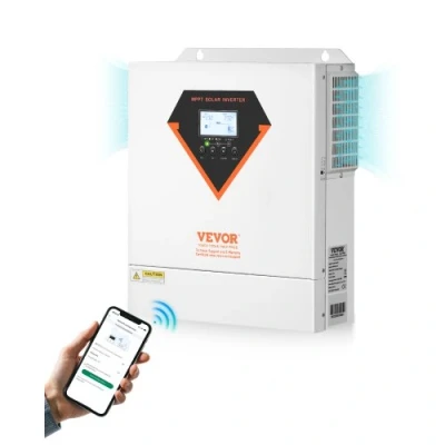 Image de VEVOR Onduleur Solaire Hybride 3500 W 220/230 V WiFi Contrôleur MPPT 100 A Intégré