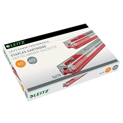 Afbeelding van Leitz Power Performance K12 Cartridge, 12mm Pootlengte, 210 Nietjes Per Cartridge