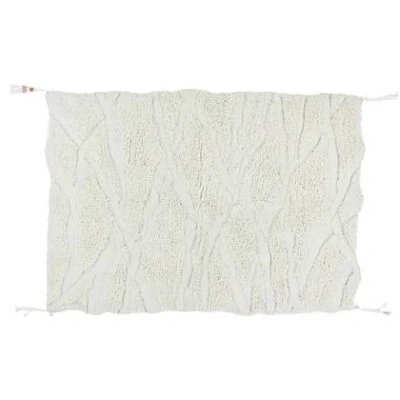 Afbeelding van Lorena Canals Wasbaar wollen vloerkleed Enkang Ivory L 170x240cm