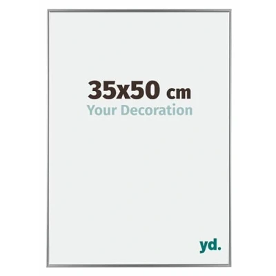 Afbeelding van Fotolijst 35x50 cm Kunststof Zilver Hoogglans Evry
