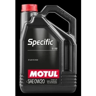 Afbeelding van Motul Specific 5122 0W 20 5L Motorolie 107339 LAND ROVER: Range Rover Evoque, Sport, Velar, JAGUAR: XF Saloon, F Pace