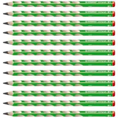 Afbeelding van Potlood Stabilo Easygraph Groen Hout