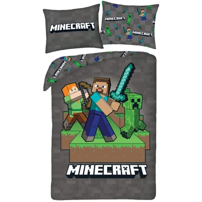 Afbeelding van Minecraft Dekbedovertrek Sword 140 x 200 cm 70 90 Polyester