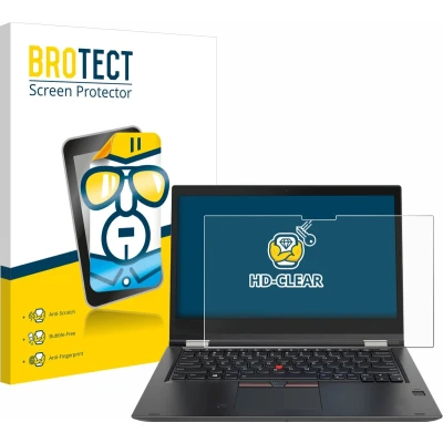 Afbeelding van BROTECT Screenprotector voor Lenovo ThinkPad Yoga X380 Folie Beschermfolie transparant