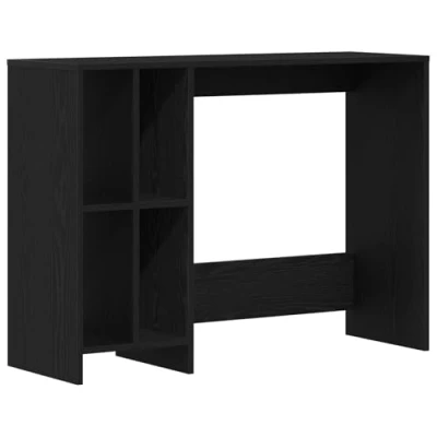 Afbeelding van vidaXL Bureau Zwart Eiken 102.5x35x75 cm Schrijfbureau