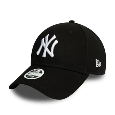 Image de New Era York Yankees MLB League Essential Noir 9Forty Casquette Ajustable pour Femmes
