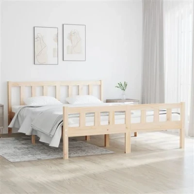 Afbeelding van Bedframe massief hout 120x190 cm 4FT Small Double