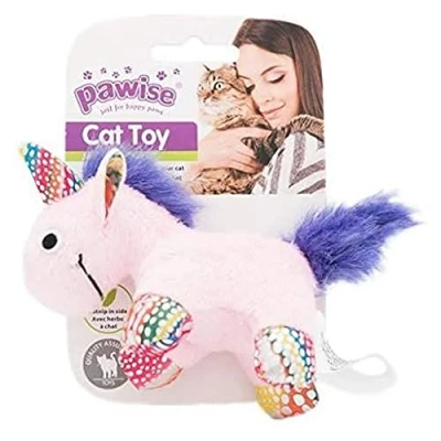 Afbeelding van Pawise Cat toy unicorn Speelgoed voor katten Kattenspeelgoed Kattenspeeltjes