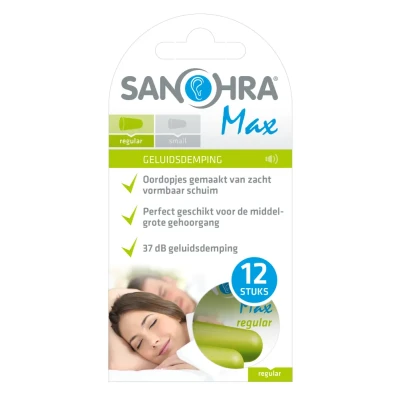 Afbeelding van Sanohra Max foam oordoppen 6 paar