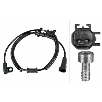 Afbeelding van HELLA 6PU 358 219 161 ABS Sensor Met verbindingsstuk Geluidsensor 2 820