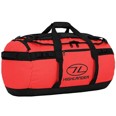 Afbeelding van Highlander weekendtas Storm Kitbag 65 liter Heavy Duty Rood
