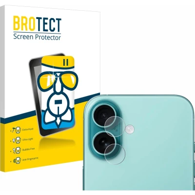 Afbeelding van BROTECT Screenprotector voor Apple iPhone 16 Plus (ALLEEN Camera Lens) Folie Beschermfolie Beschermglas transparant