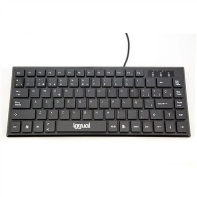 Image de iggual Clavier 60% TKL USB QWERTY noir