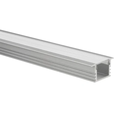 Afbeelding van Yphix Led Strip Profiel Matera Aluminium Hoog 1m Incl. Transparante Afdekkap LEDdirect.nl