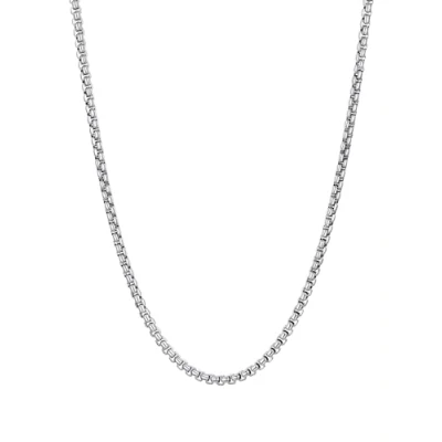 Afbeelding van PROSTEEL Halsketting voor heren, Venetiaans net, rond, 3 mm/6 mm, van roestvrij staal, verguld/zwart metaal, lengte 46/51/55/61/66/71/76/81 cm