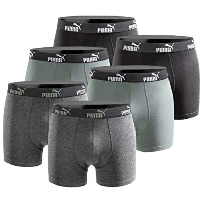 Afbeelding van PUMA Set van 6 boxershorts voor heren, limited edition, zwart