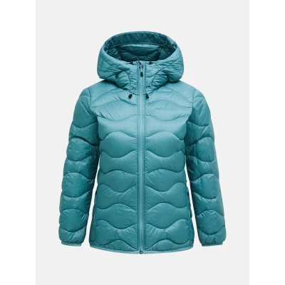 Afbeelding van Peak Performance Helium HOOD Gewatteerde jas, Dames, Maat: Small, Tuerkis
