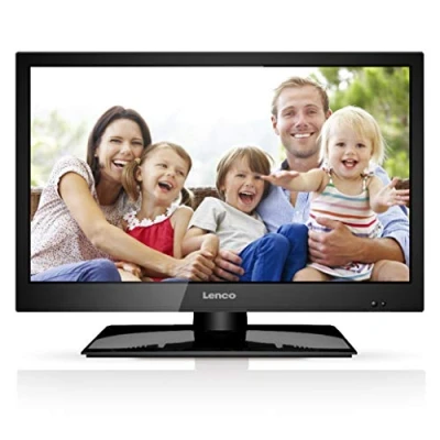 Image de Lenco DVL 1962 Classe de diagonale 19&quot; TV LCD rétro éclairée par LED avec lecteur DVD intégré 720p 1366 x 768 noir