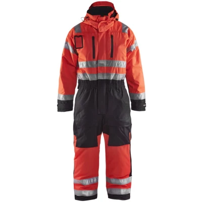Afbeelding van Blaklader Winteroverall High Vis 6763 1977 Rood/Zwart C48