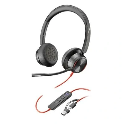 Afbeelding van Hoofdtelefoon met microfoon HP Blackwire 8225 Zwart