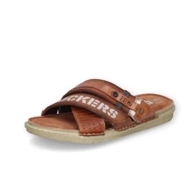 Afbeelding van Dockers by Gerli 44sb001 187470 herenslippers, Cognac 470